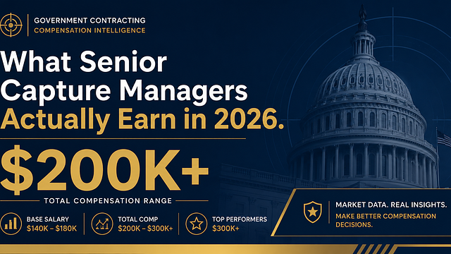 What Senior Capture Managers Actually Earn in 2026