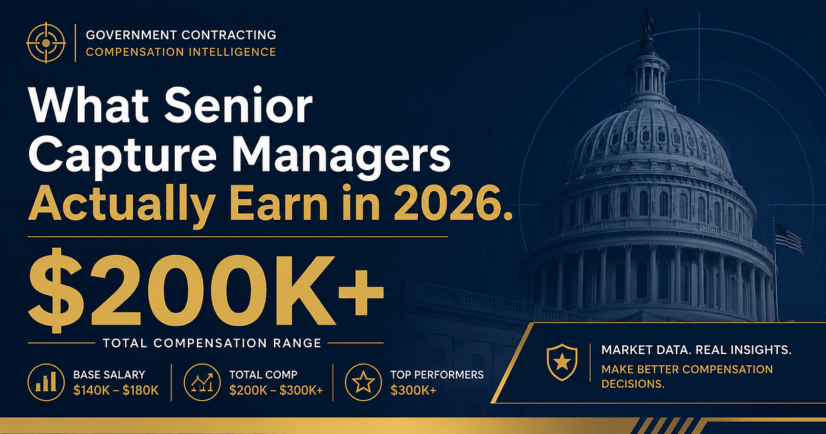 What Senior Capture Managers Actually Earn in 2026